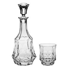 Set Pahare Whisky cu Sticla Cristal Bohemia Soho