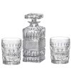 Set 6 Pahare Cristal Bohemia Whisky cu Decantor Brittany