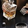 Pahare whisky cu Decantor din Cristal de Bohemia colectia Harry