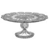 Platou Cristal Bohemia Crown 32.5 cm cu Picior