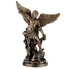 Statueta Sf Arhanghel Mihail 25 cm Bronz