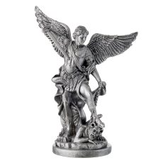 Statueta Sf Arhanghel Mihail Argint 25 cm