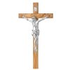 Cruce Lemn Maslin si Crucifix Argint 23.5 cm