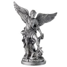 Statueta Sf Arhanghel Mihail Argint 18 cm