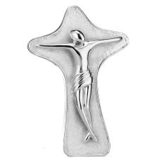 Cruce si Crucifix Argint 14 cm