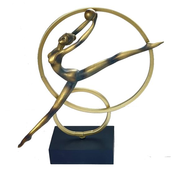 Figurina Gimnasta Bronz 29x35 cm