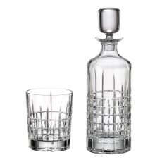 Set Pahare Cristal Bohemia cu Sticla Whisky Ricky