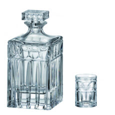 Set Pahare Aperitiv Cristal Bohemia cu Sticla Paul