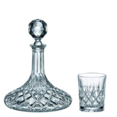 Set Pahare Whisky Cristal Bohemia cu Sticla Angela