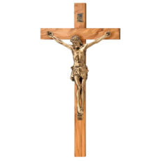 Cruce Lemn si Crucifix Bronz 23.5 cm