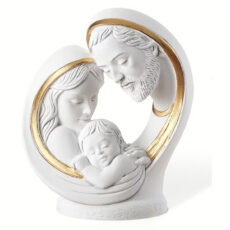 Statueta Sfanta Familie 11 cm Alba